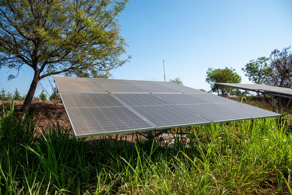 Solar,Powered,Panels,Are,Installed,In,Farmlands,Or,Fields,Or